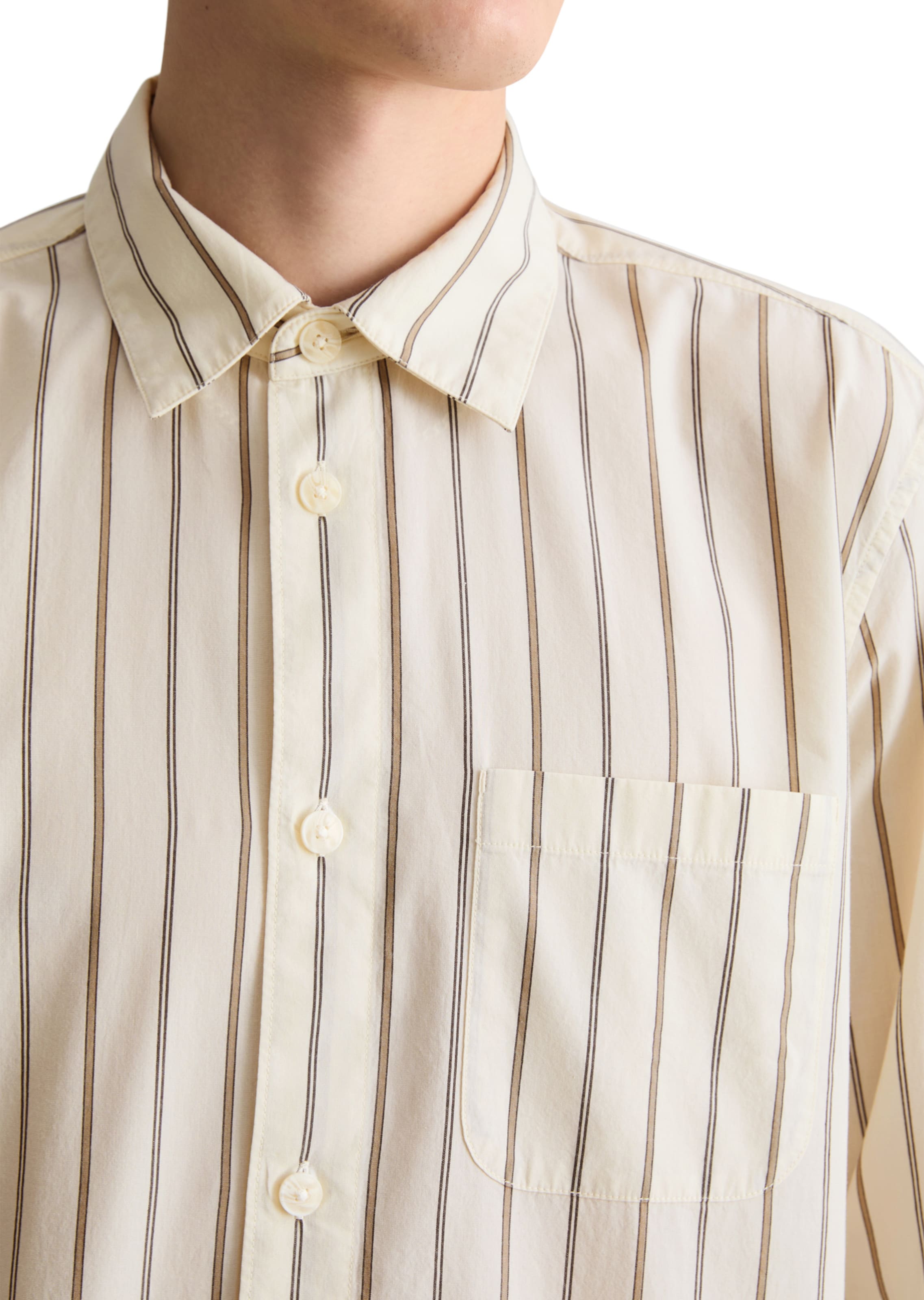 Coupe regular Chemise Marc O'Polo DENIM en beige