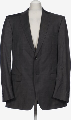 Zegna Suit Jacket in L-XL in Grey: front