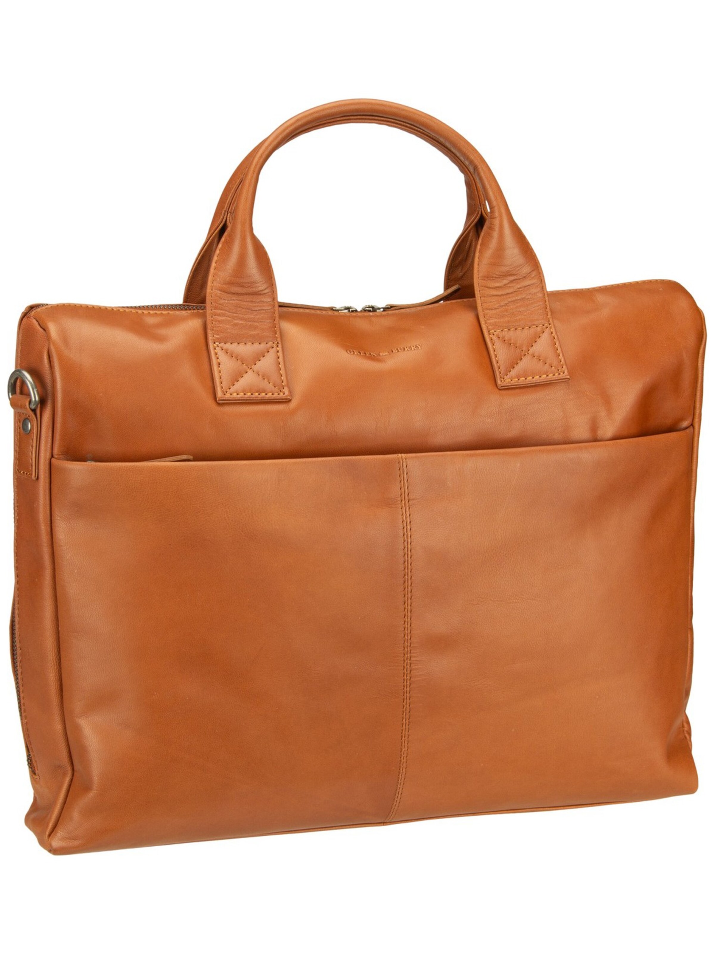 GREENBURRY Document Bag 'Fiorentina' in Brown: front