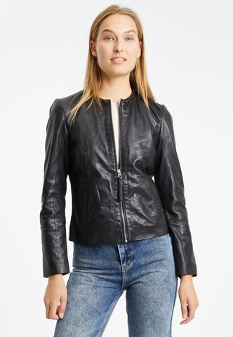 Gipsy Between-Season Jacket 'Zai' in Black: front