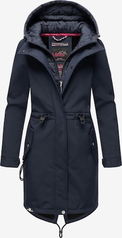 Manteau fonctionnel MARIKOO en bleu : devant