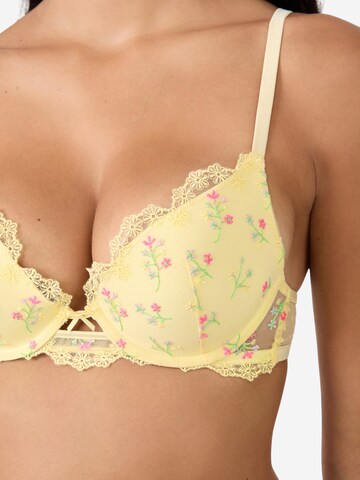 ETAM Push-up Podprsenka 'Reveuse' - Žltá