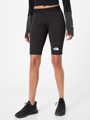 Skinny Pantalon de sport THE NORTH FACE en noir : devant