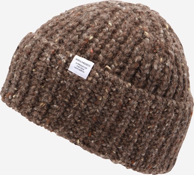 Megzta kepurė iš NORSE PROJECTS, spalva – ruda, Prekių apžvalga