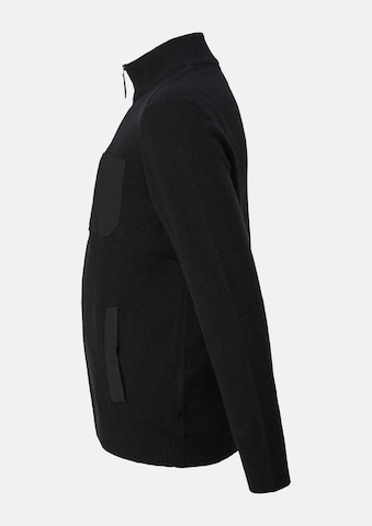 Vestes en maille s.Oliver Men Big Sizes en noir : sur le côté