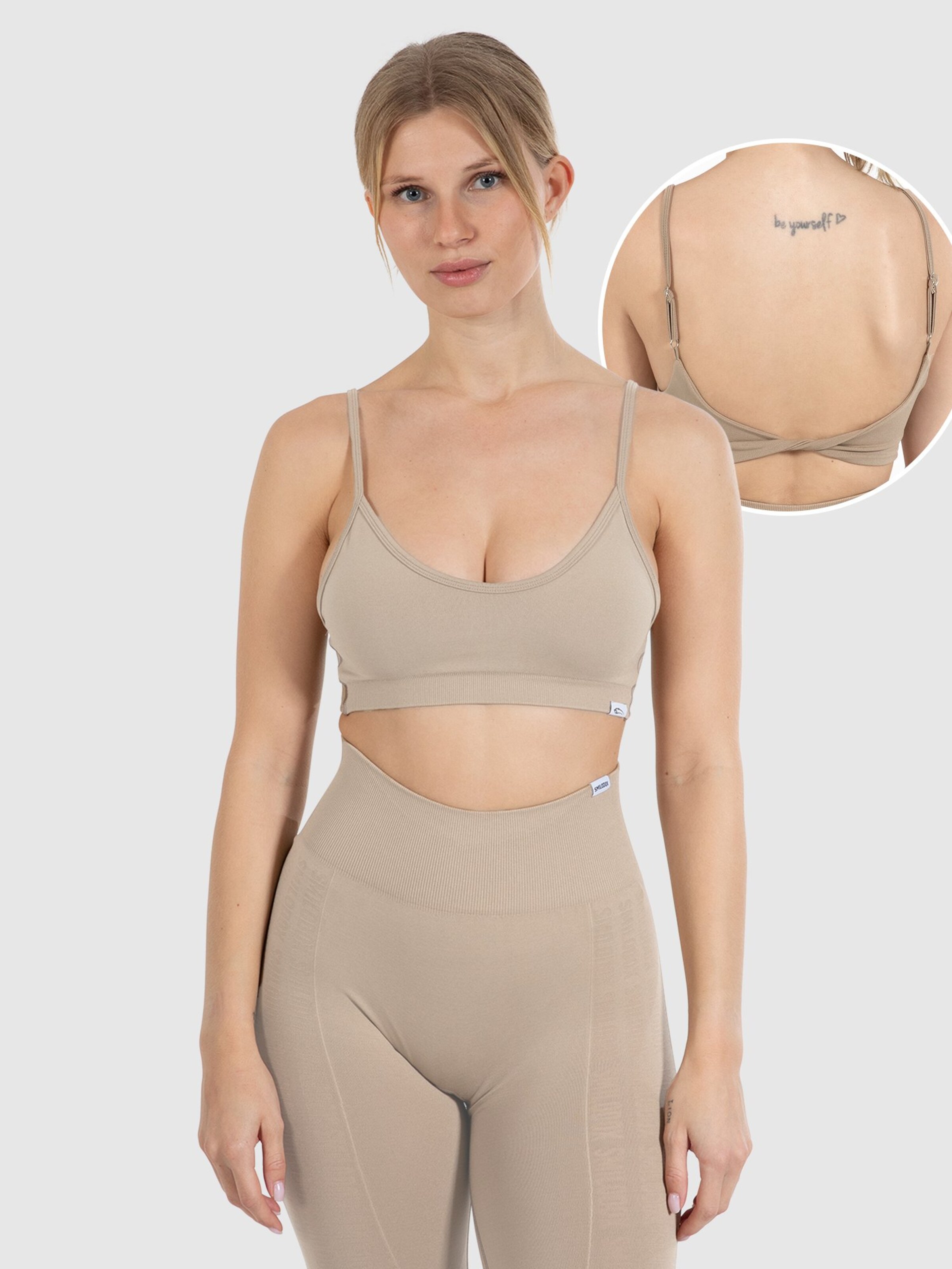 Haut de sport Smilodox en beige