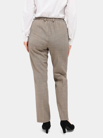 Regular Pantalon 'Louisa' Goldner en gris