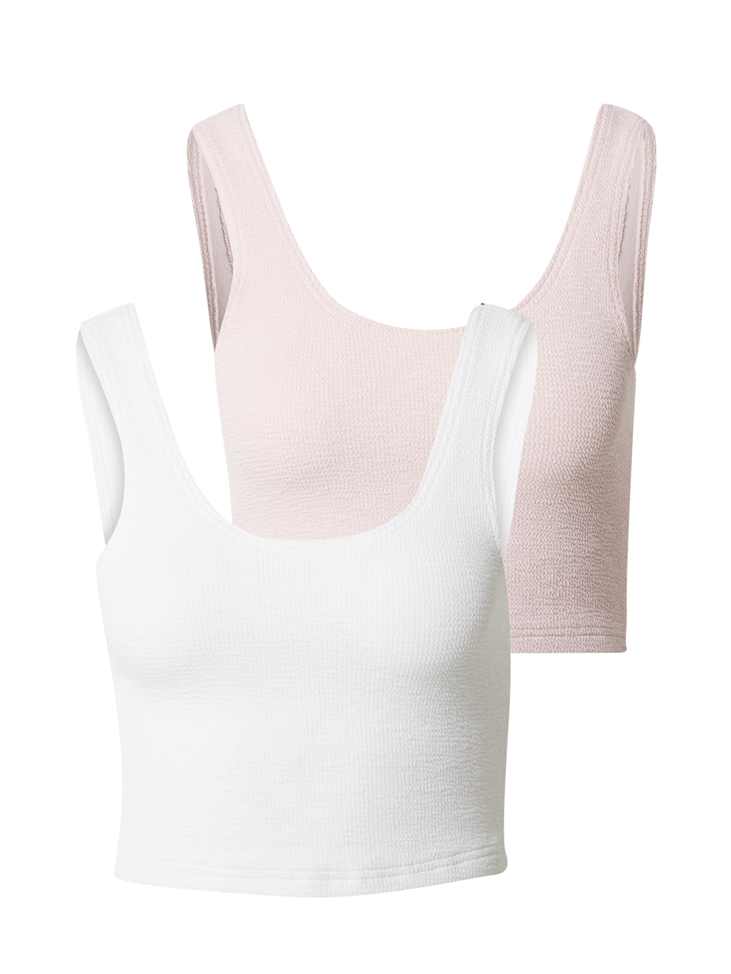 WEEKDAY Top 'Elvira' w kolorze różowy: przód