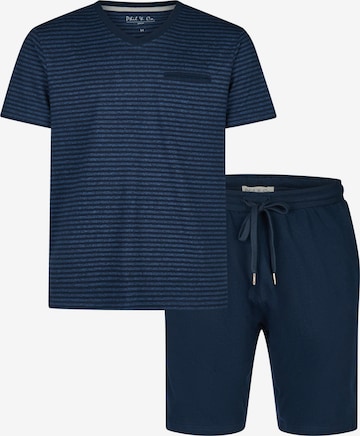 Pyjama court 'Essential' Phil & Co. Berlin en bleu : devant