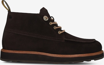 BLACKSTONE Boots med snörning 'PERIDO ASHER MID' i brun: framsida