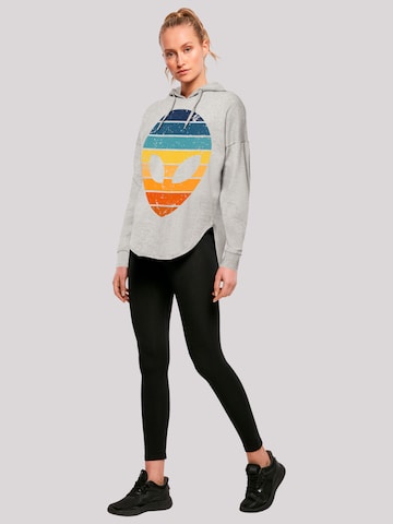 Sweat-shirt 'Alien Sonnenuntergang Retro' F4NT4STIC en gris