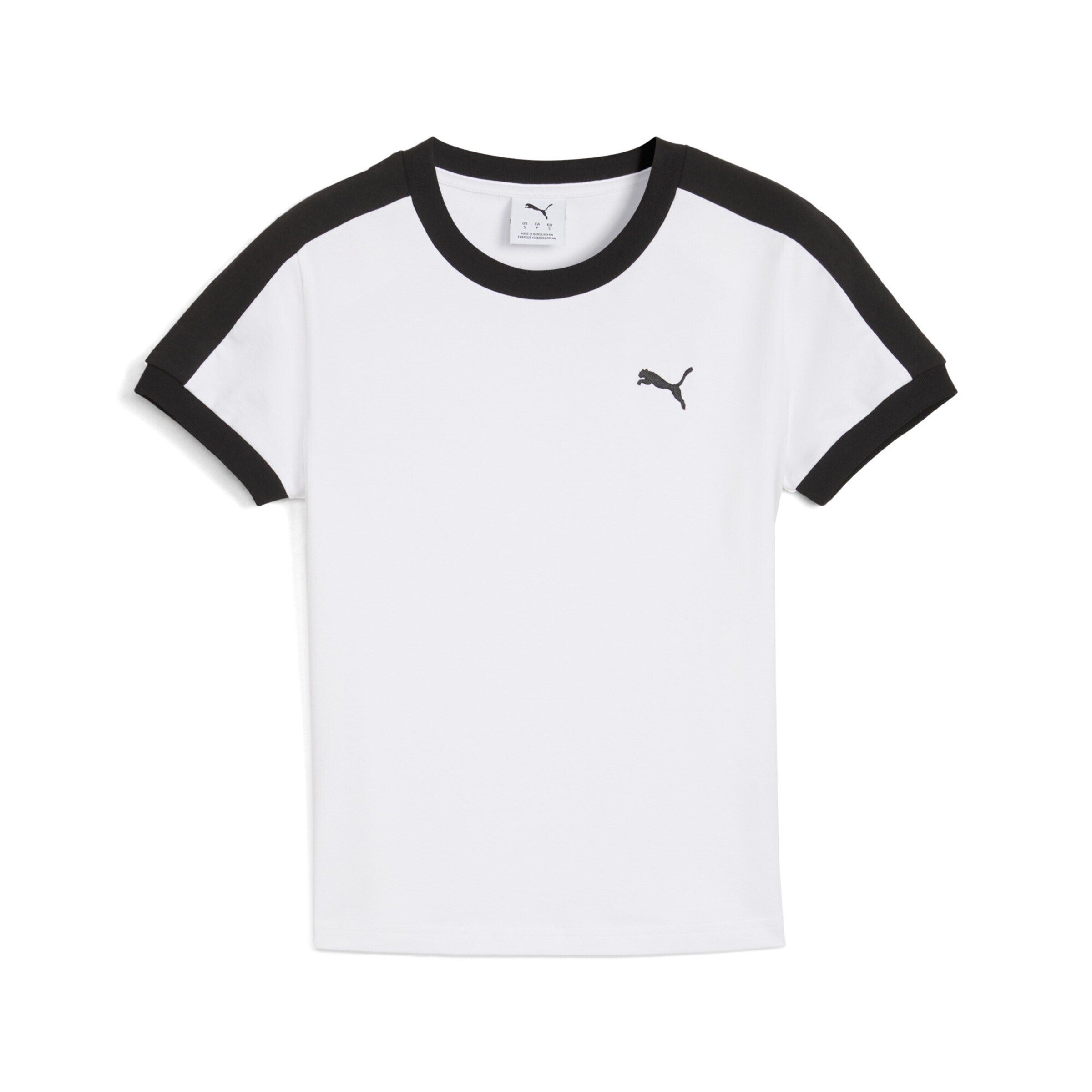 T-shirt 'T7' PUMA en blanc : devant