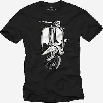 MAKAYA Shirt 'Makaya Roller' in Black: front
