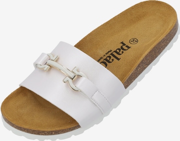 Palado Mules 'Palado Laudra' in White: front