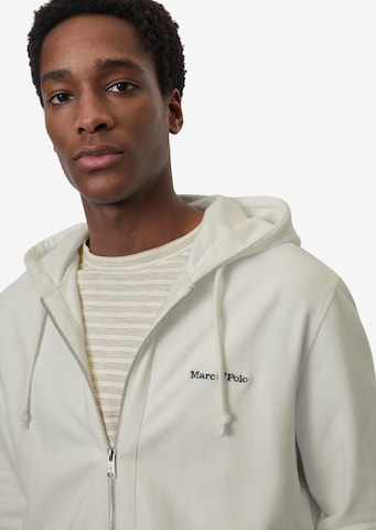 Marc O'Polo Zip-Up Hoodie in White