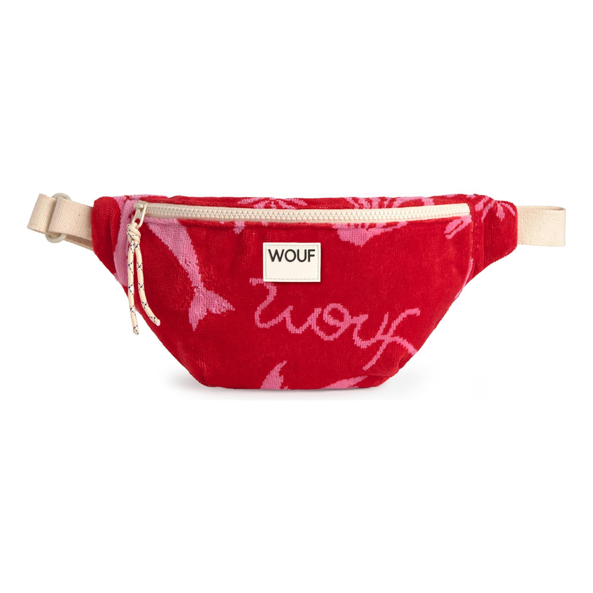 Wouf Belt bag 'Terry' in Red: front