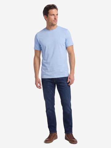 redmond Shirt 'Basic'‌‌‌‌ in Blau