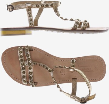 TAMARIS Sandals & High-Heeled Sandals in 37 in Gold: front