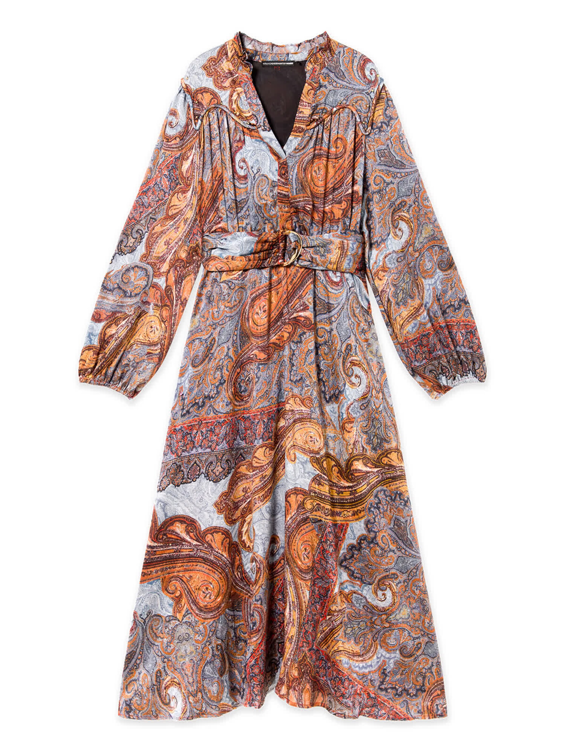 Lola Casademunt - Vestido en azul: frente