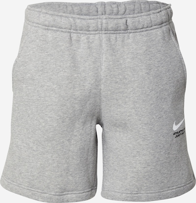 Nike Sportswear Housut värissä vaaleanharmaa / valkoinen, Tuotenäkymä