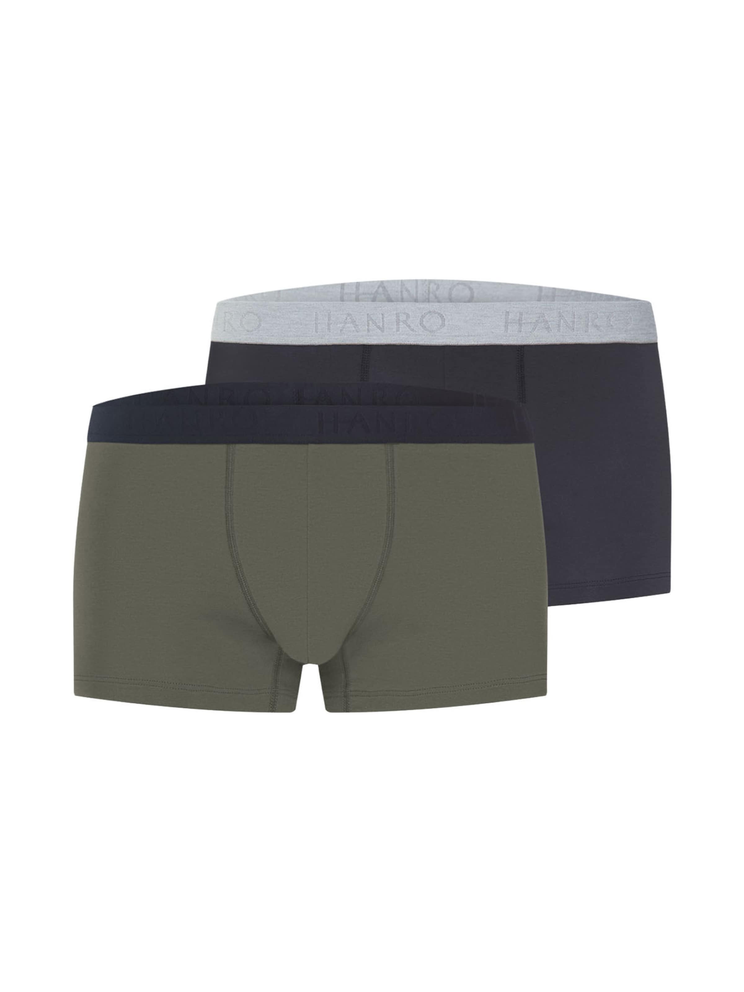 Hanro Boxershorts ' Cotton Essentials ' in Grijs: voorkant