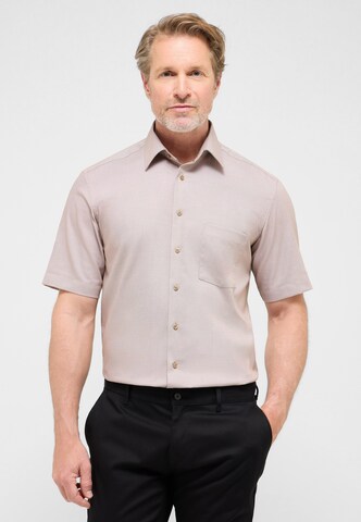 ETERNA Regular fit Button Up Shirt in Beige: front