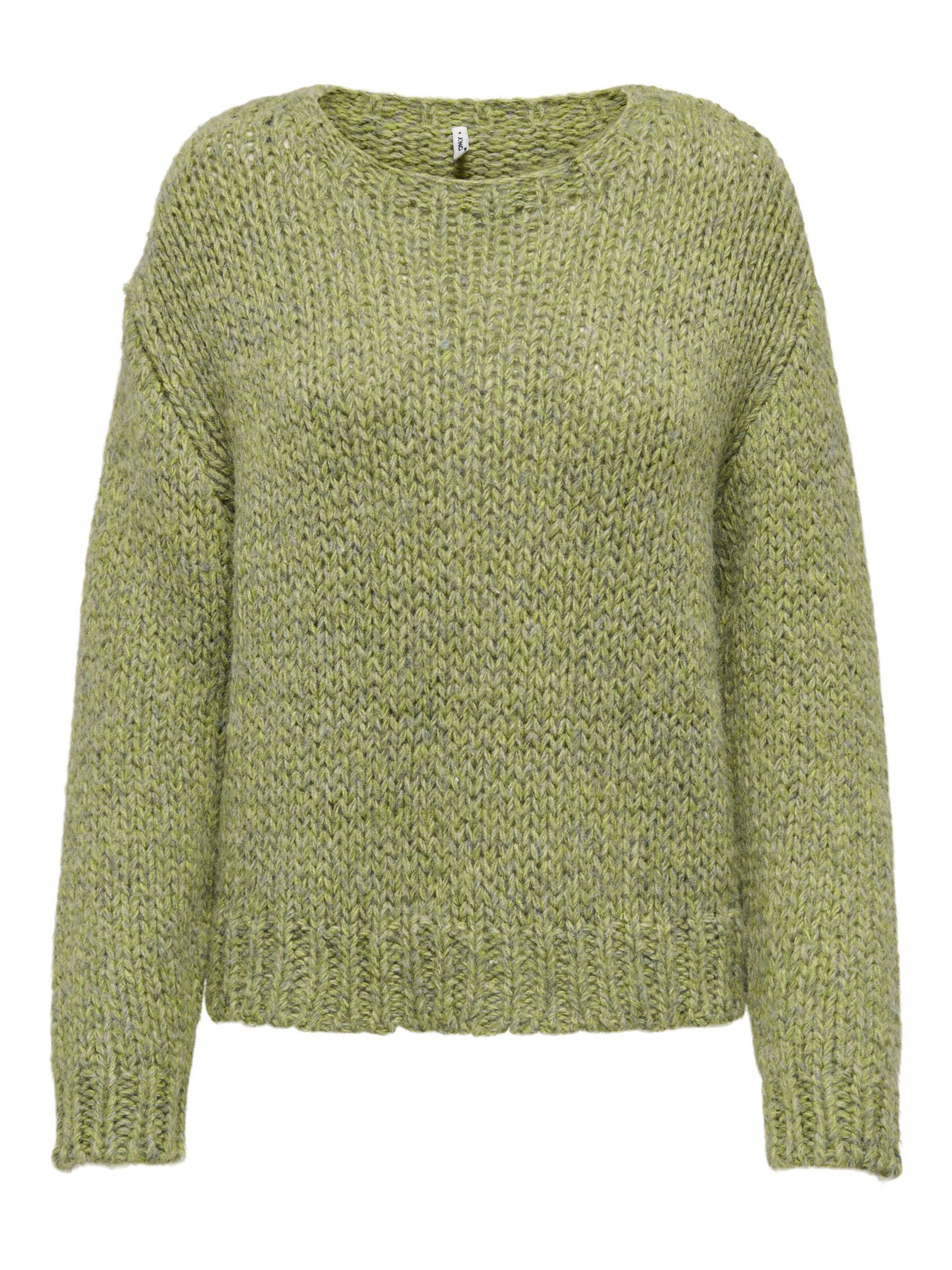 Pull-over 'ONLMille' ONLY en vert : devant