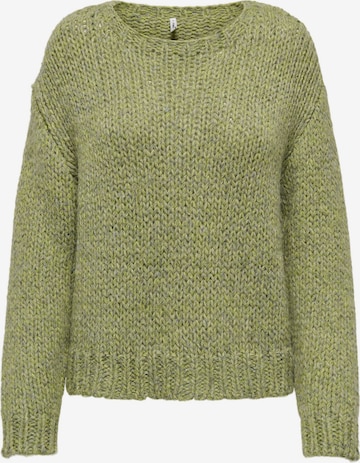 Pull-over 'ONLMille' ONLY en vert : devant