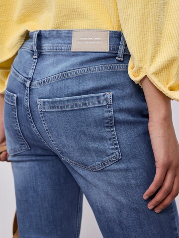 STREET ONEBootcut/trapezice Traperice 'Blaire' - plava boja