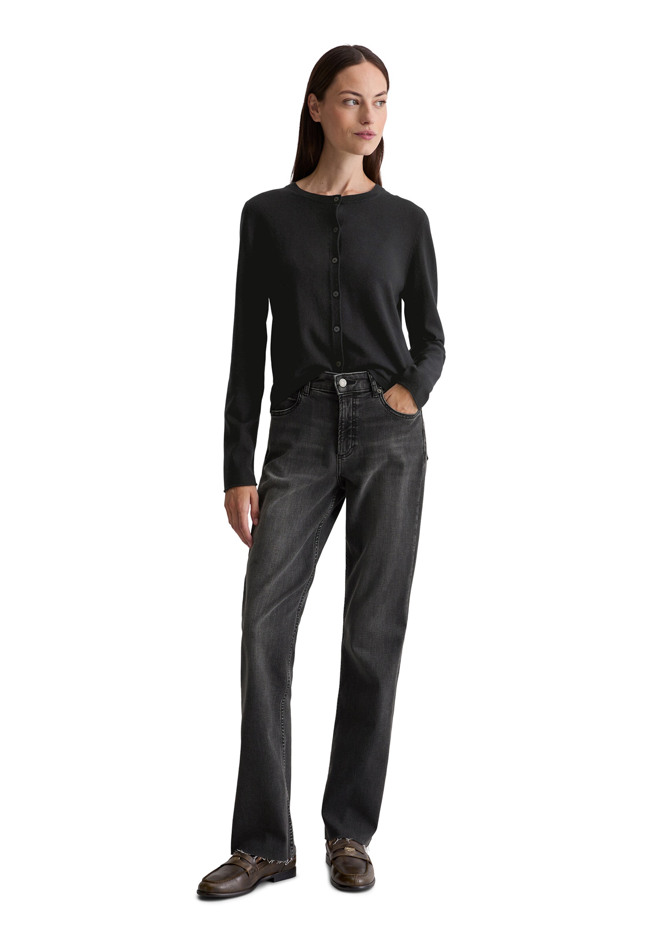 Marc O'Polo Вязаная кофта в Черный