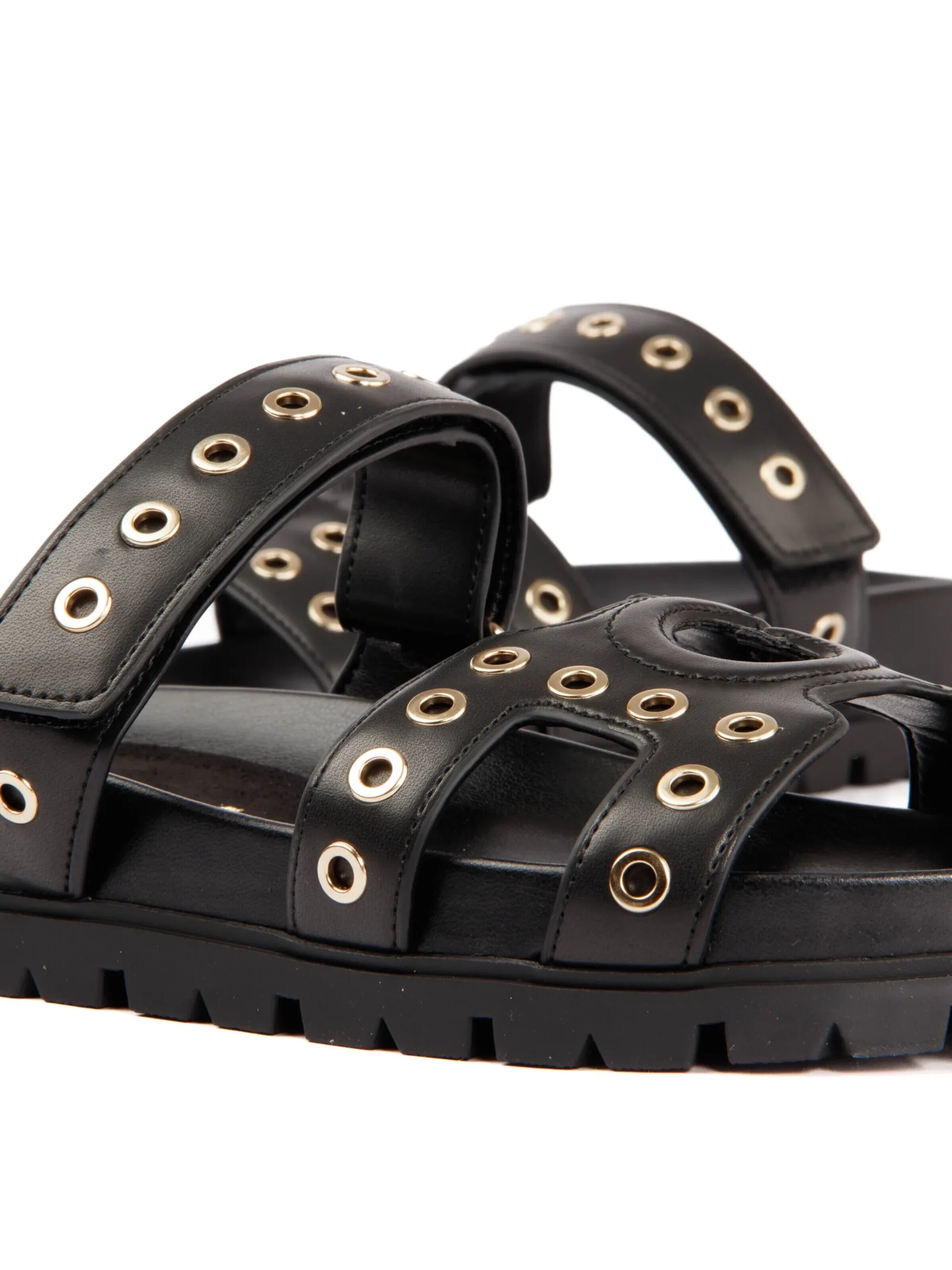 GUESS Strand-/badschoen 'Signature' in Zwart