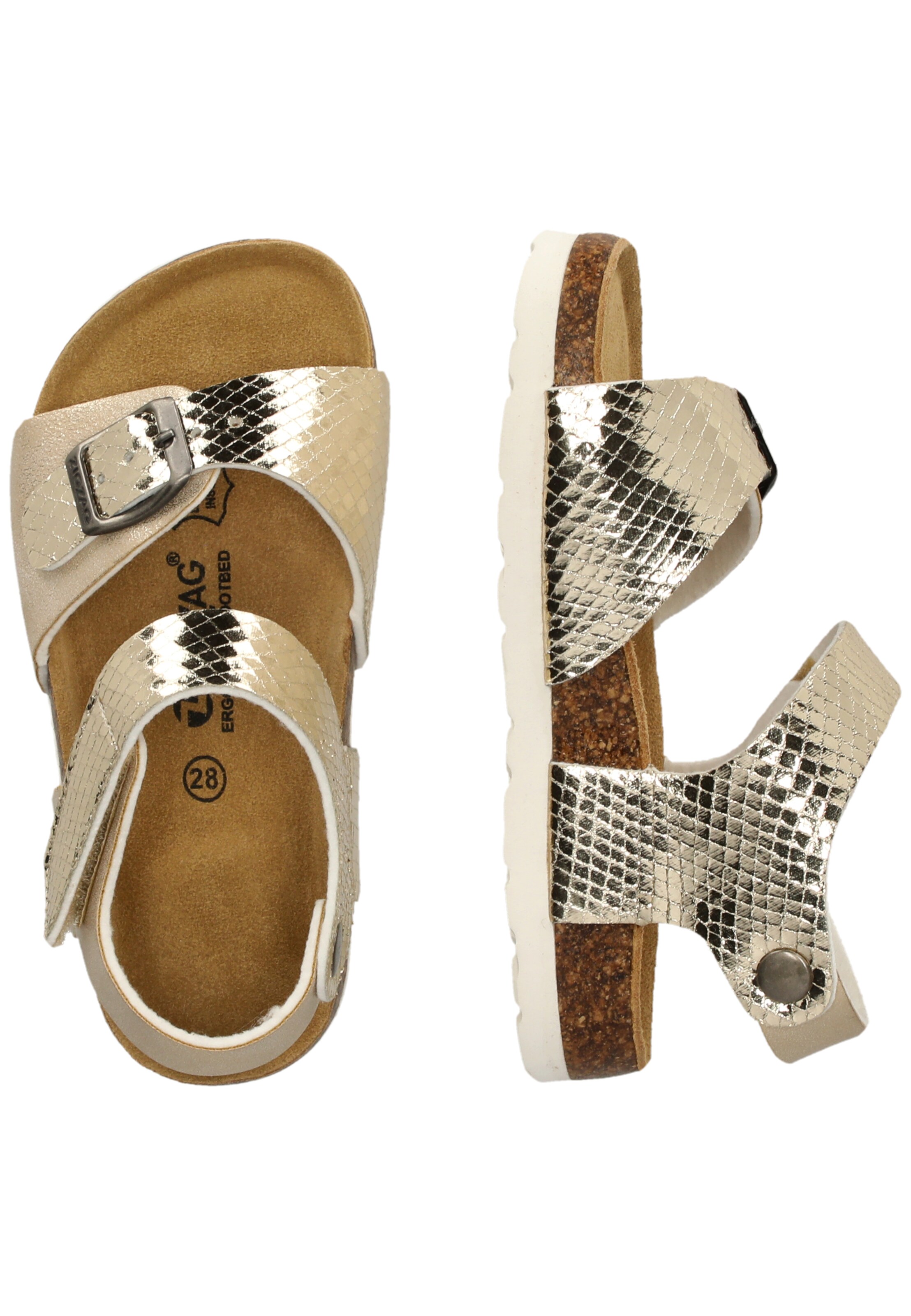 ZigZag Sandal 'Avila' in Gold