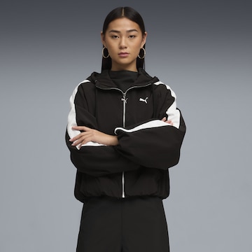 PUMA Sports jacket 'T7' in Black: front