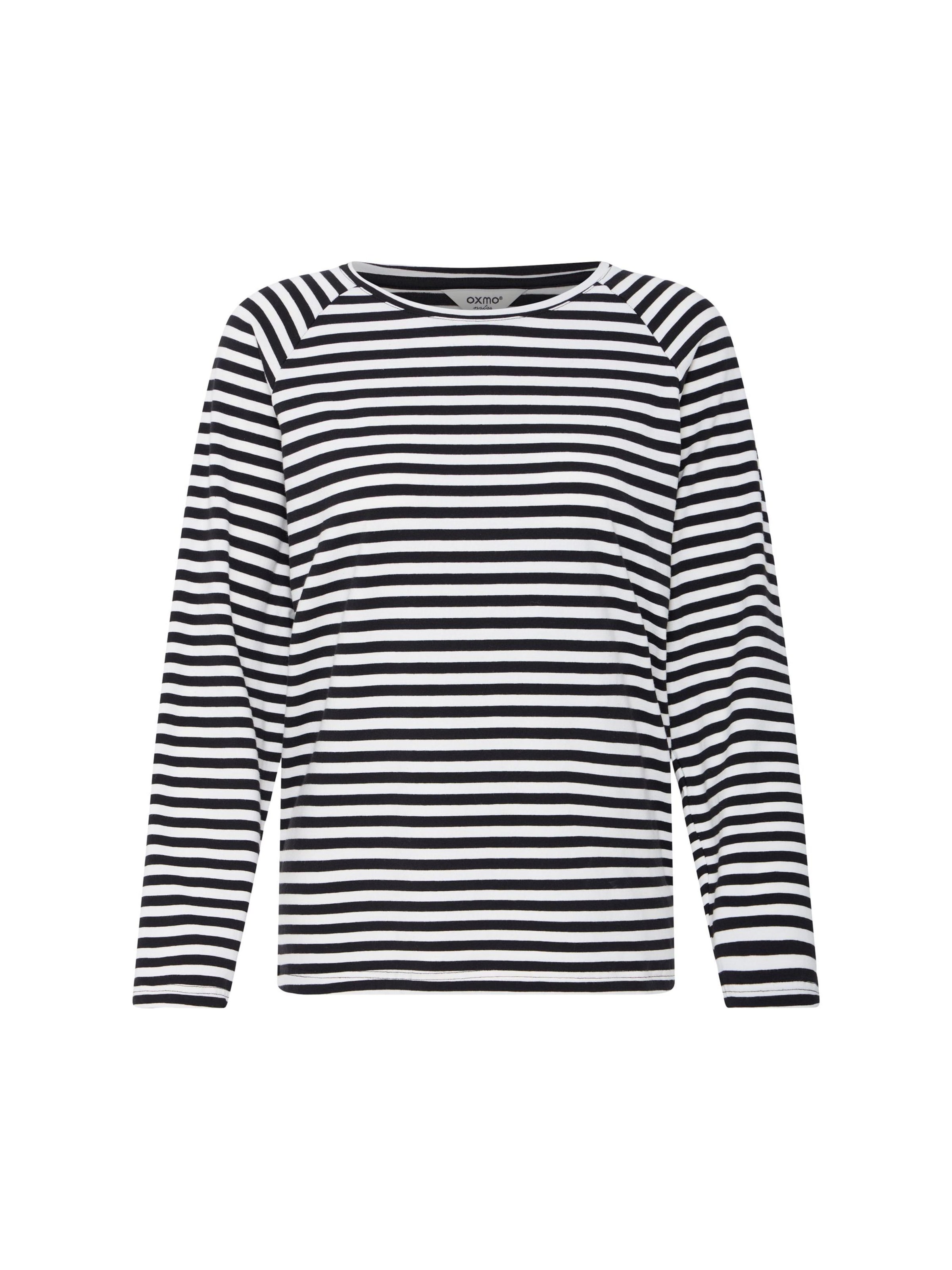 Oxmo Sweatshirt ' OXNPubby ' in Black / White, Item view