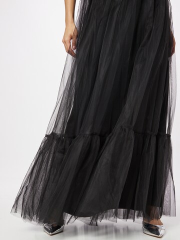 LACE & BEADS - Vestido de noche 'Phoenix' en negro