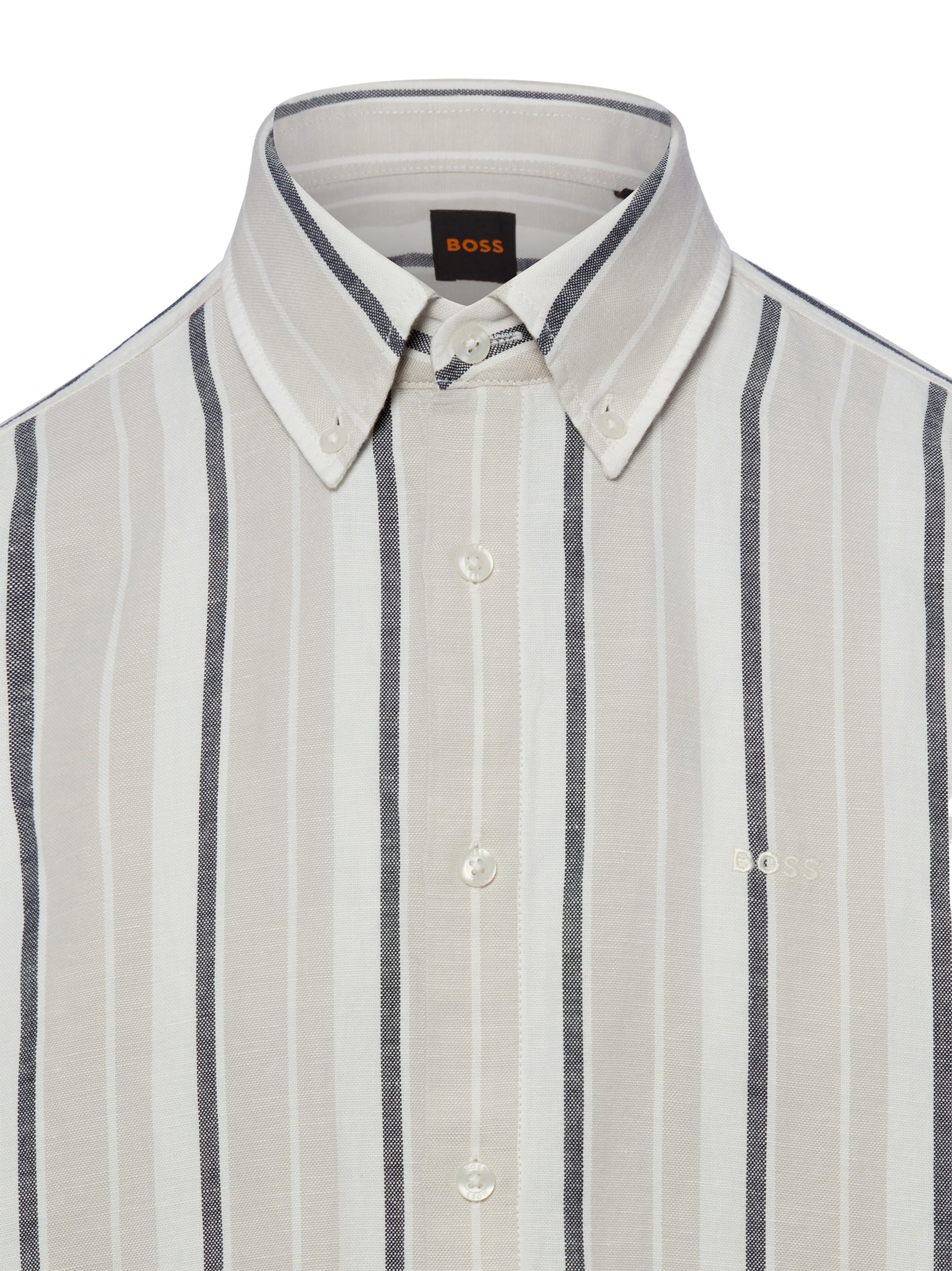 Coupe regular Chemise 'Ricoplus' BOSS en beige