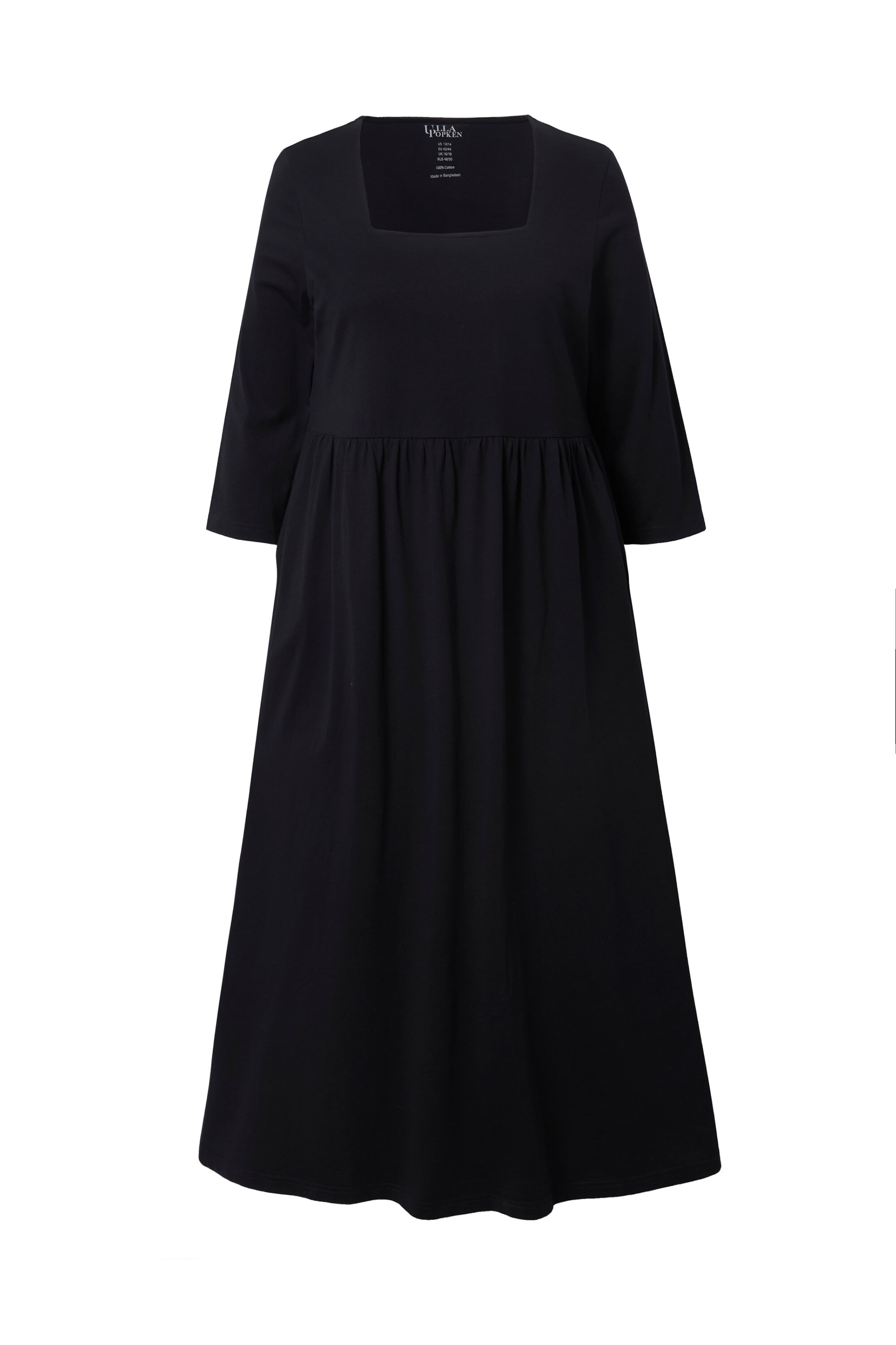 Ulla Popken Dress in Black: front