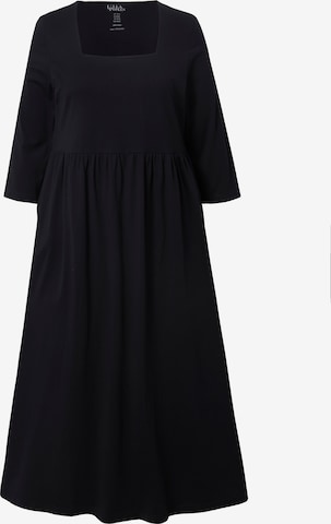 Robe Ulla Popken en noir : devant