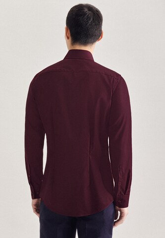 SEIDENSTICKER Slim fit Business shirt in Red