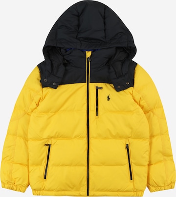 Polo Ralph Lauren Winter Jacket in Yellow: front