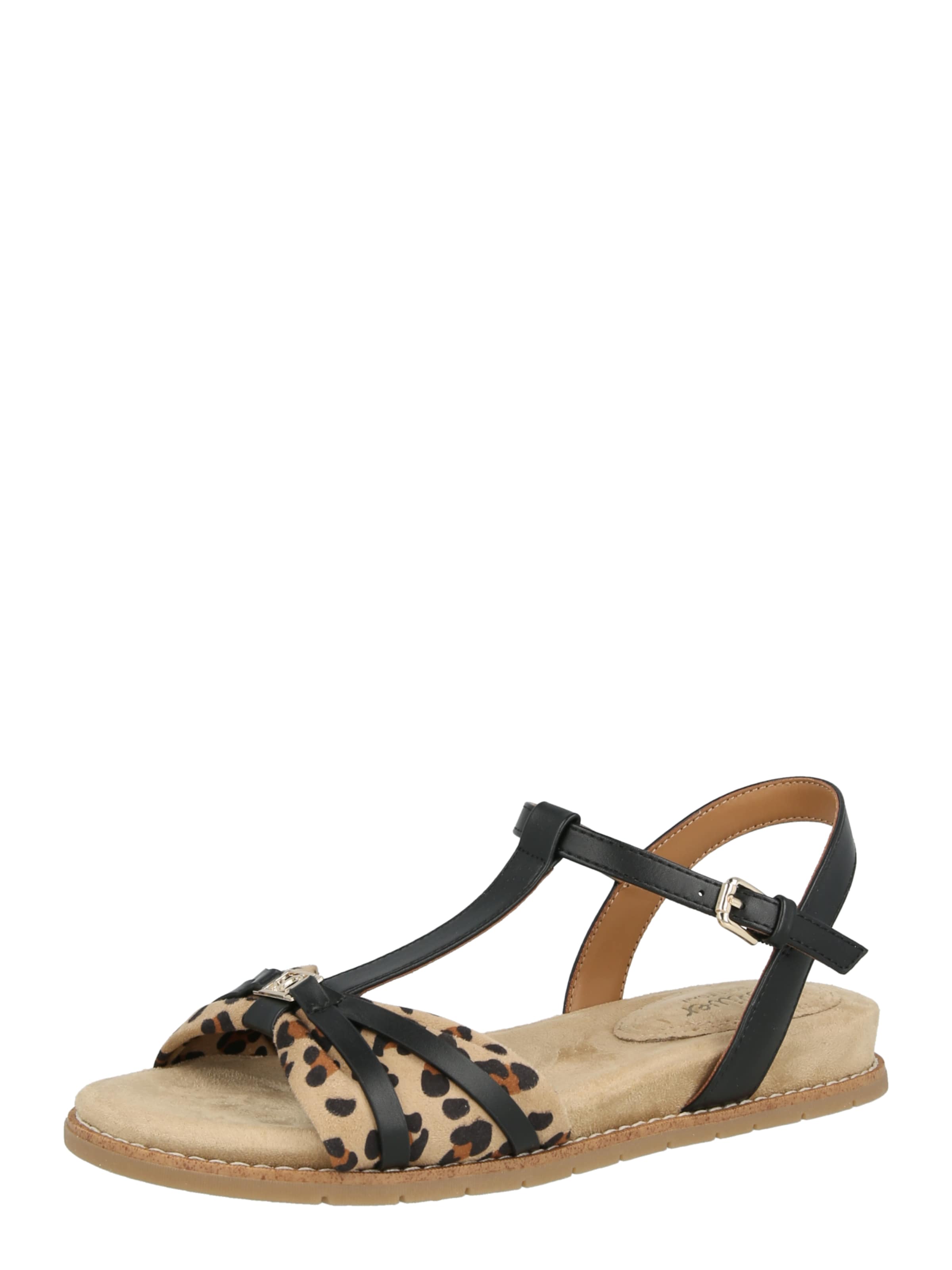 s.Oliver Páskové sandály - béžová / hnědá / černá, Produkt