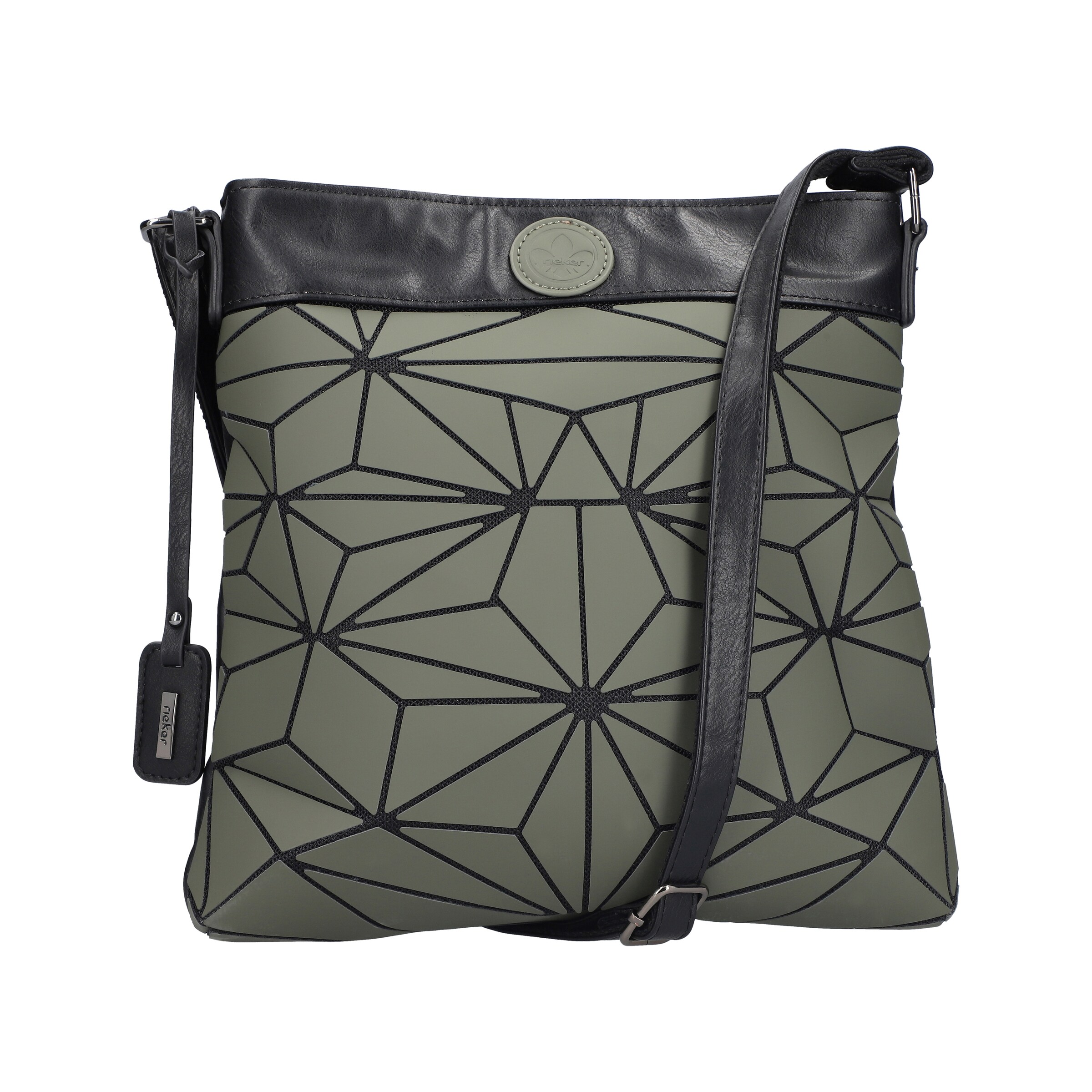 Rieker Crossbody Bag in Black: front