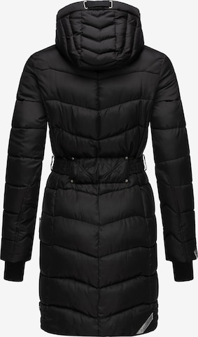 NAVAHOOZimski kaput 'Alpenveilchen' - crna boja