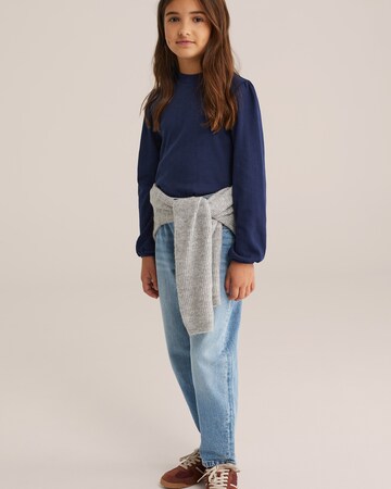 WE Fashion Футболка в Синий: спереди