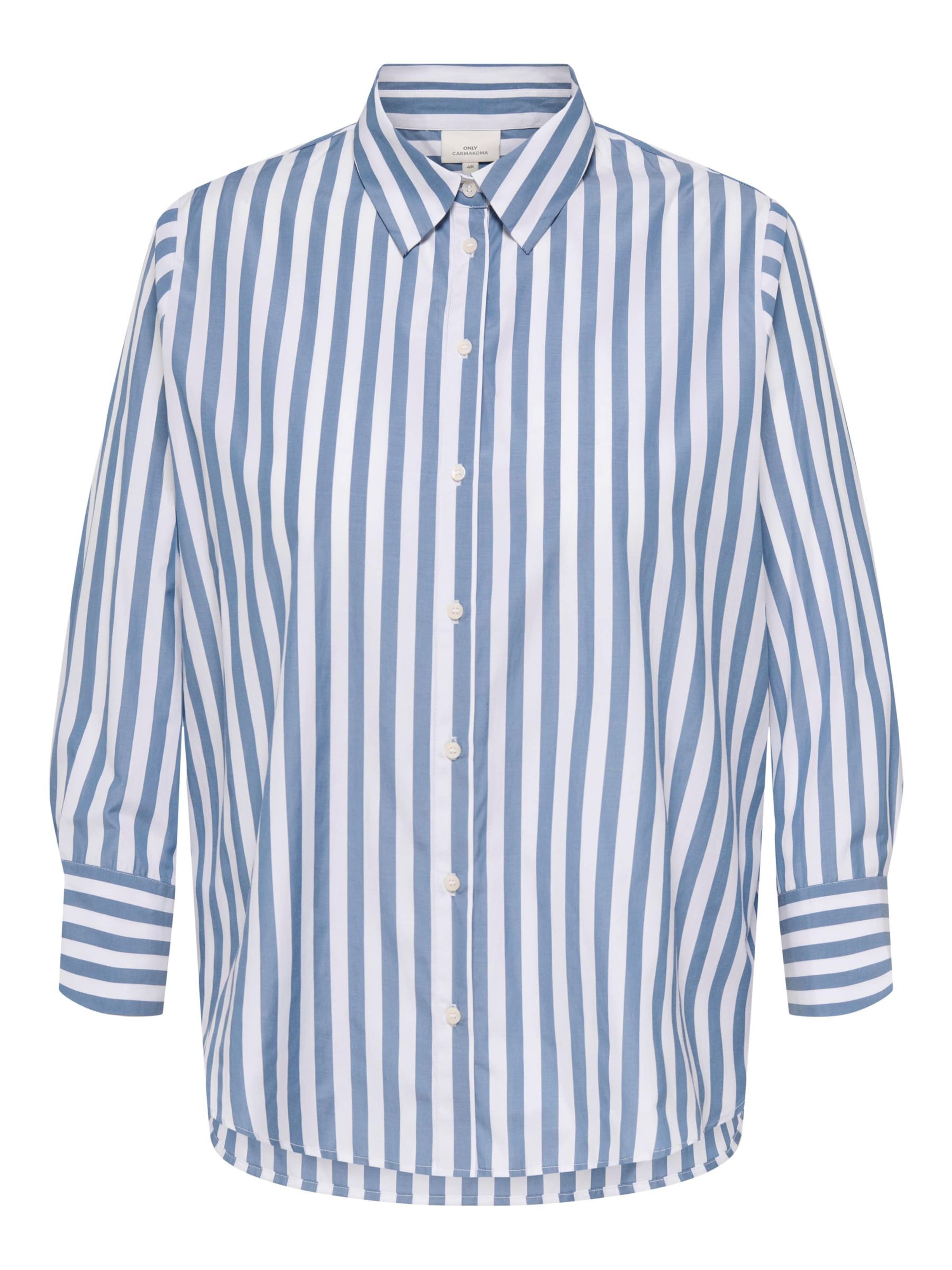 Chemisier 'CAROregon' ONLY Carmakoma en bleu : devant