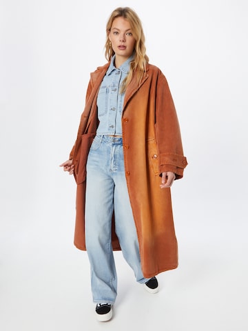 WEEKDAY Between-Seasons Coat 'Phoenix' in Orange