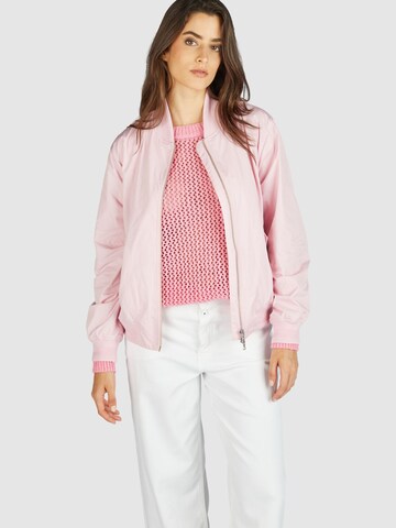 MARC AUREL Between-Season Jacket in Pink: front