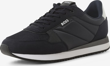 BOSS Black Sneakers 'Kai' in Blue: front