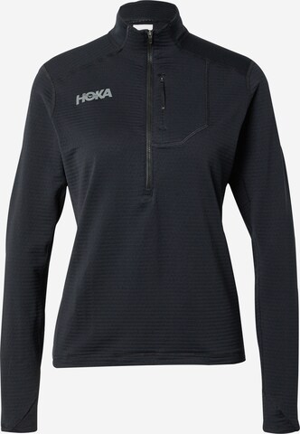 Hoka One One Athletic Sweater in Black: front