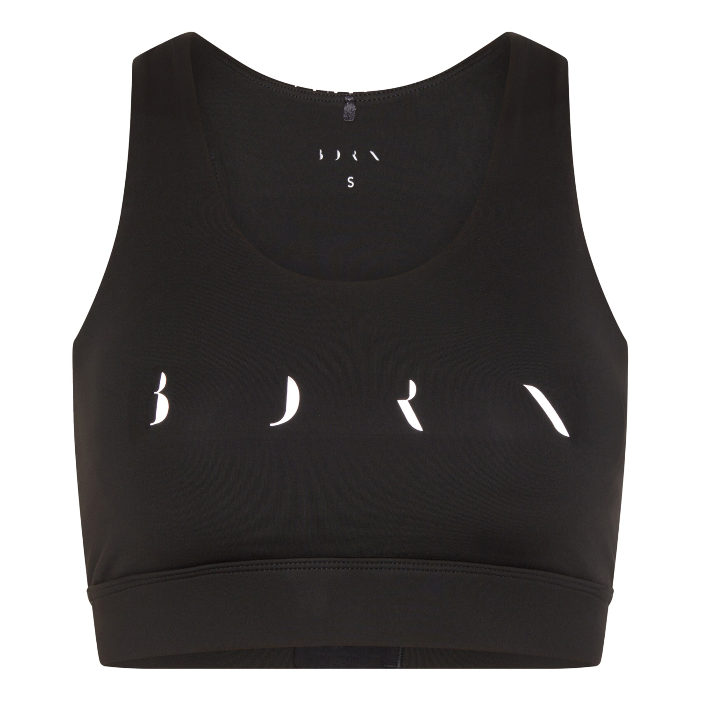 Born Living Yoga Sports top 'Night' in Black: front